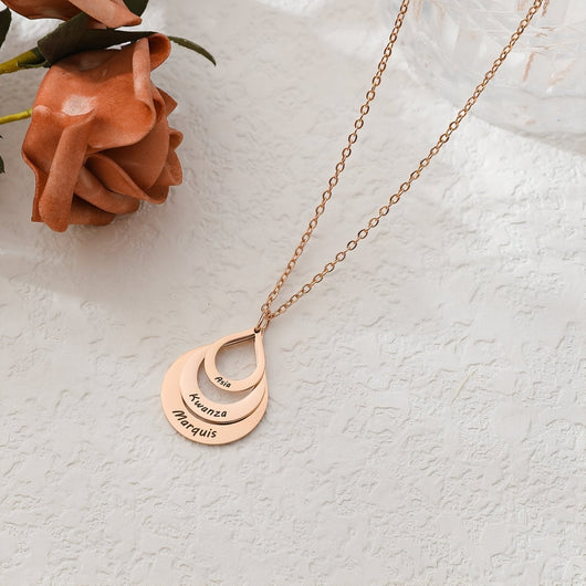 Eternal Drops™ – Personalized Teardrop Necklace