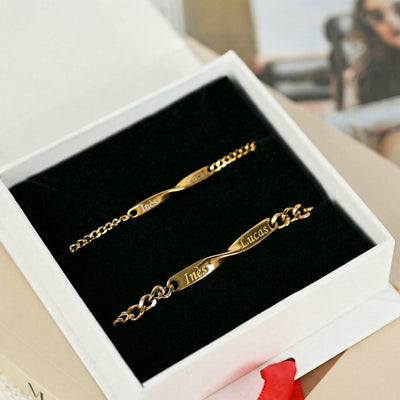 Infinite Love™ personalized bracelet set