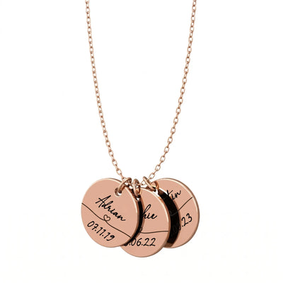 Eternal Link™ personalized name and date necklace