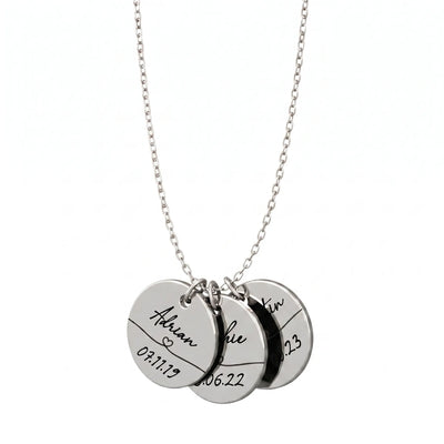 Eternal Link™ personalized name and date necklace