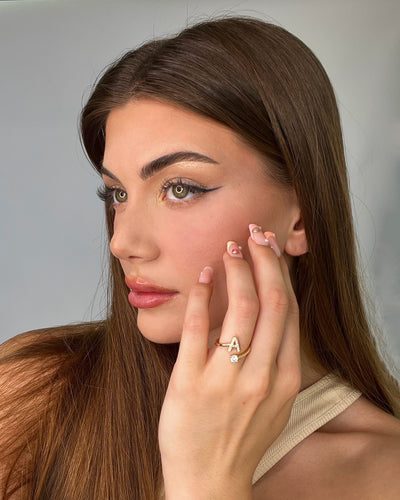 Promesse™ - Bague Initiale ajustable
