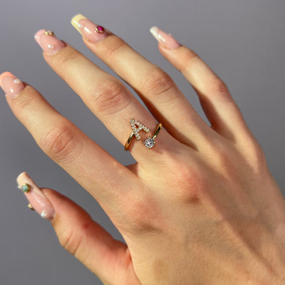 Promesse™ - Bague Initiale ajustable