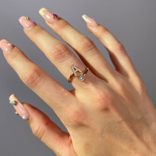 Promesse™ - Bague Initiale ajustable