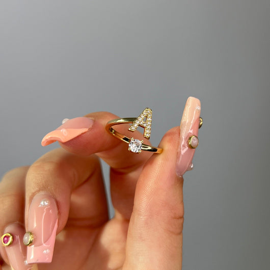 Promesse™ - Bague Initiale ajustable