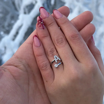 Promesse™ - Bague Initiale ajustable